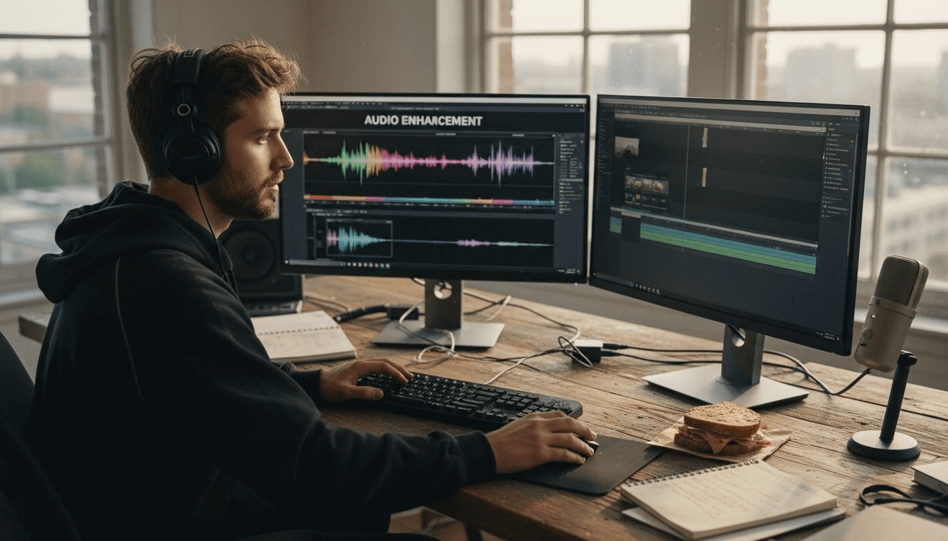 How to enhance video audio with AI tools in 2026